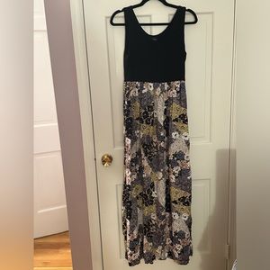 Print maxi dress